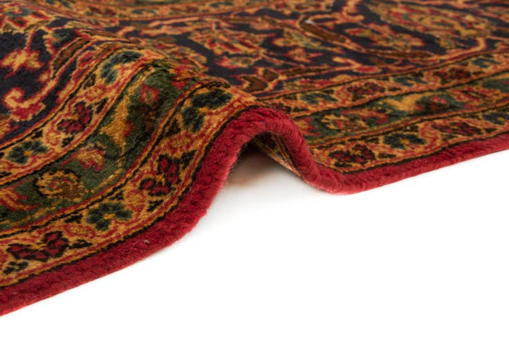 Detail image of 8' 1 x 11' 11 Hand Knotted Kashan Persian Wool Rug