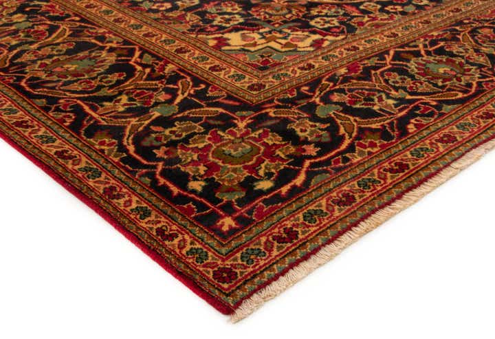 8' 2 x 11' 3 Hand Knotted Kashan Persian Wool Rug