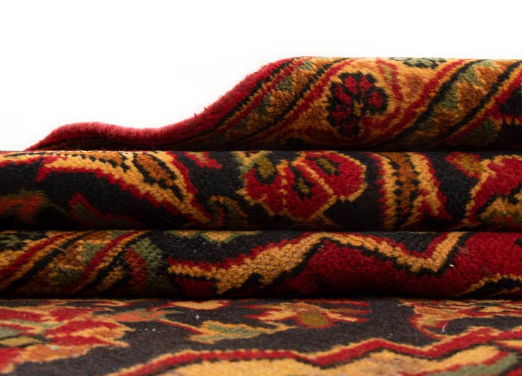 Detail image of 8' 2 x 11' 3 Hand Knotted Kashan Persian Wool Rug