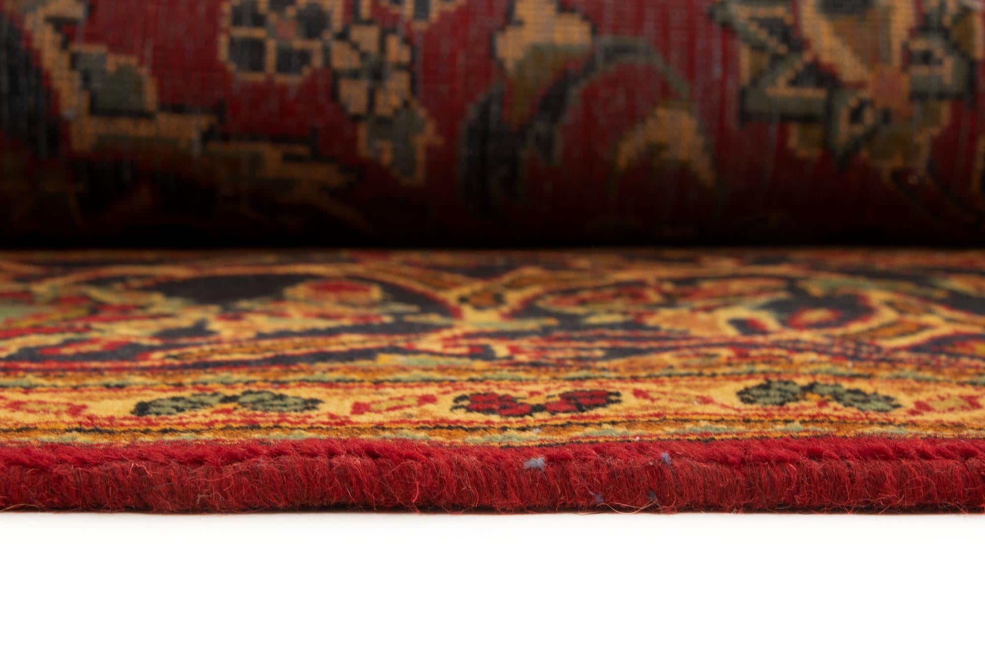 8' 2 x 11' 3 Hand Knotted Kashan Persian Wool Rug