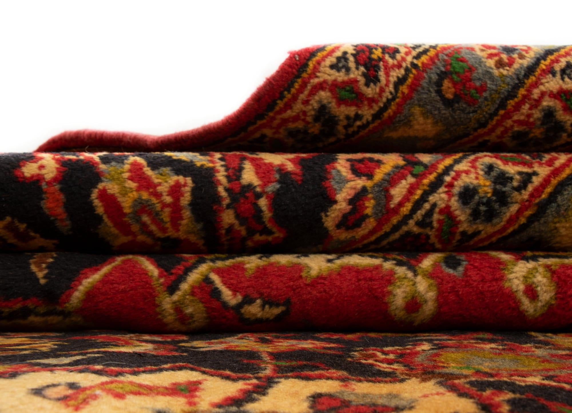 8' 2 x 11' 6 Kashan Wool Rug