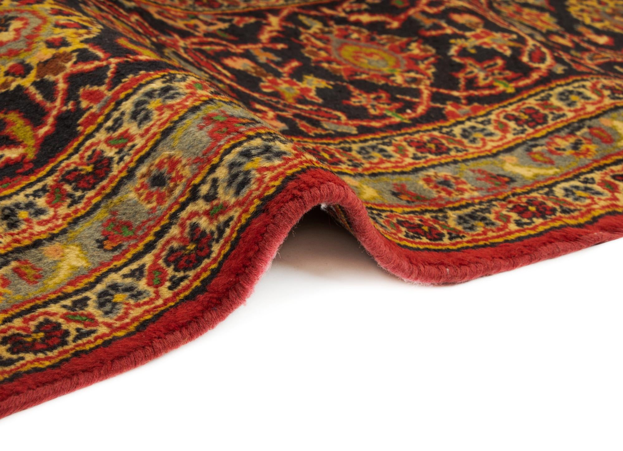 8' 2 x 11' 6 Kashan Wool Rug