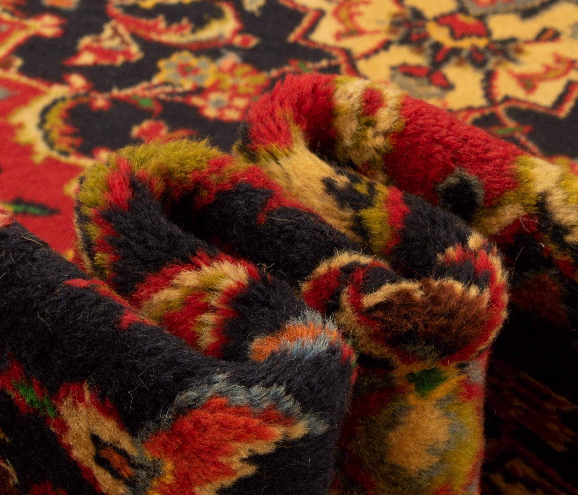 8' 2 x 11' 6 Kashan Wool Rug