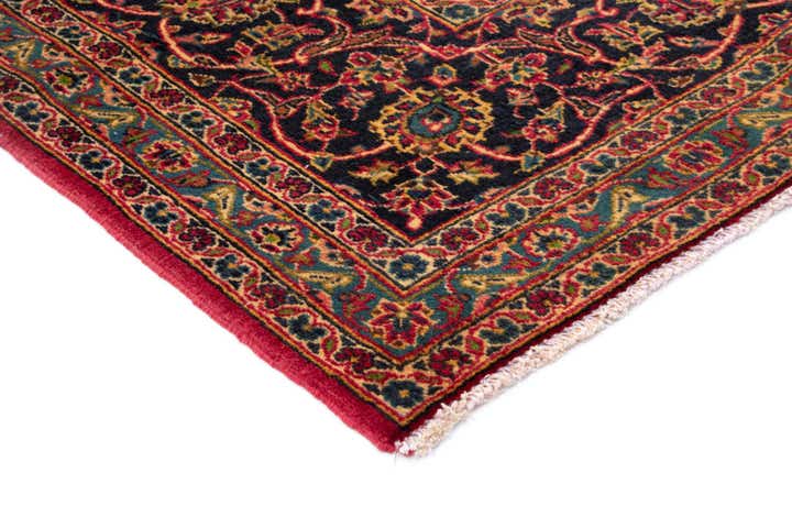 8' x 11' 2 Hand Knotted Kashan Persian Wool Rug
