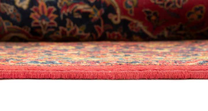 8' x 11' 2 Hand Knotted Kashan Persian Wool Rug