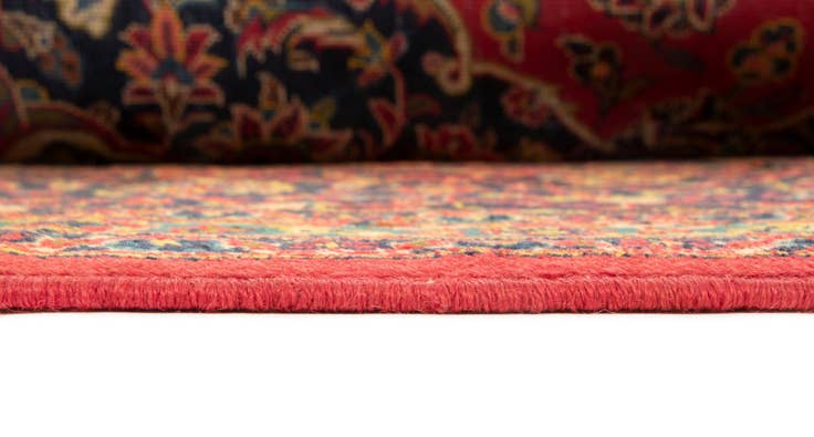 Detail image of 8' x 11' 2 Hand Knotted Kashan Persian Wool Rug