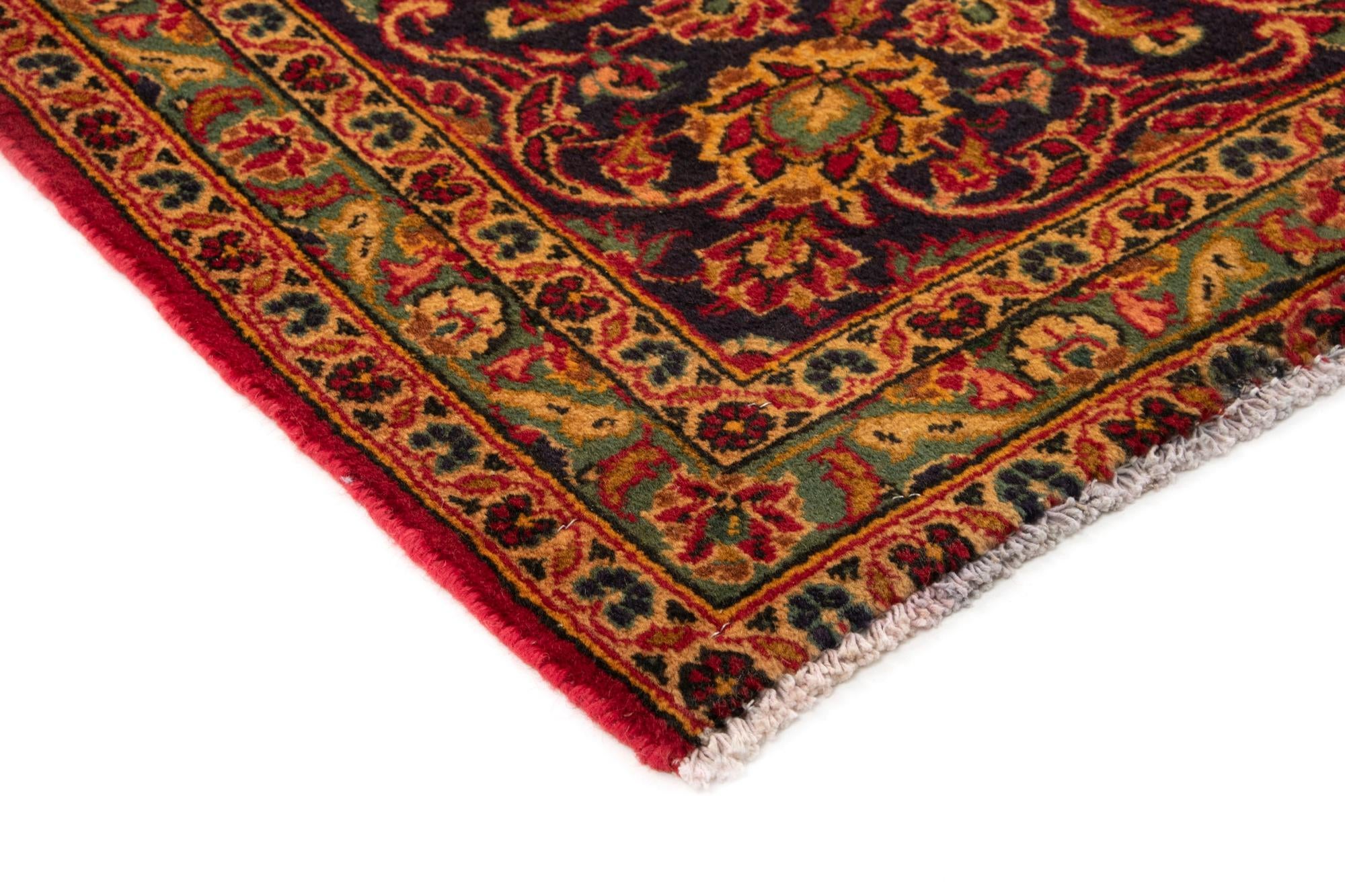 8' 2 x 11' 1 Hand Knotted Kashan Persian Wool Rug