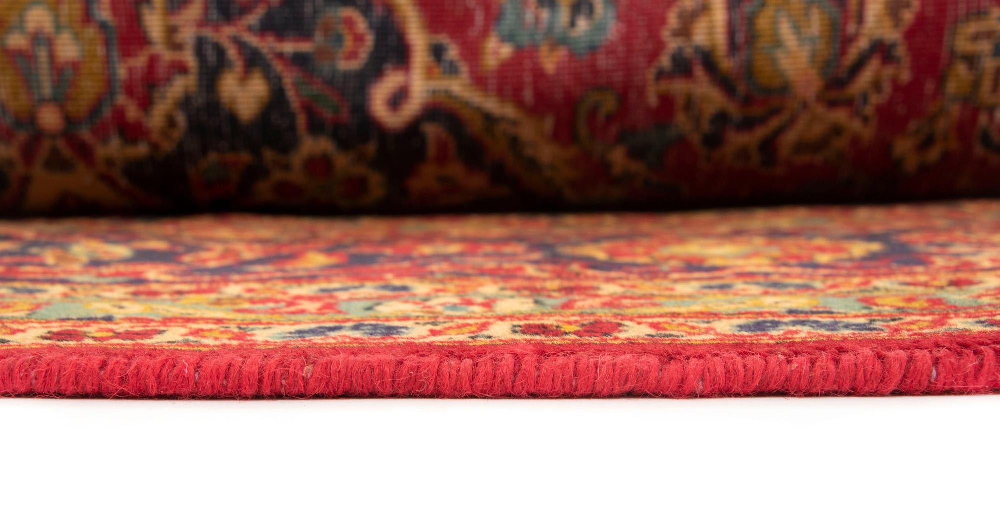 8' 2 x 11' 1 Hand Knotted Kashan Persian Wool Rug