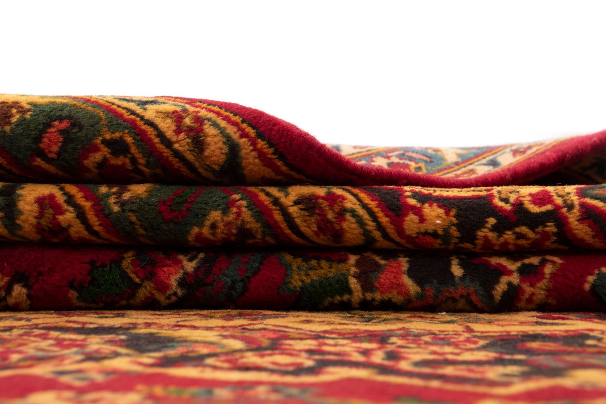 7' 10 x 11' 8 Hand Knotted Kashan Persian Wool Rug