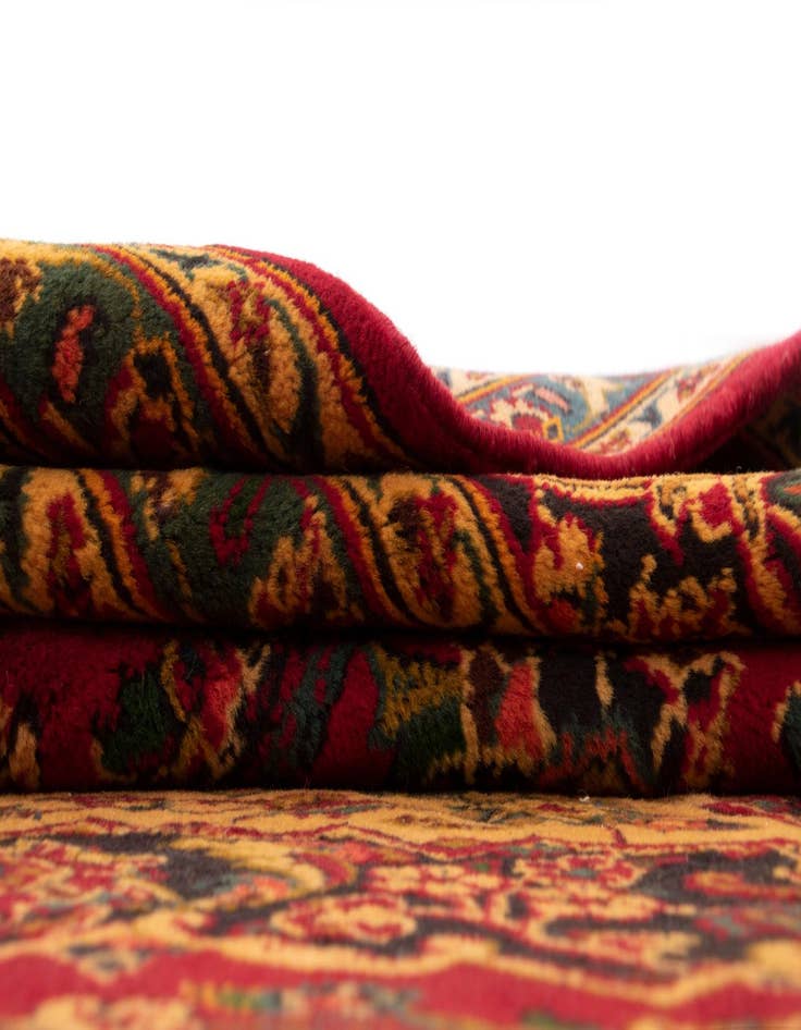 Detail image of 7' 10 x 11' 8 Hand Knotted Kashan Persian Wool Rug