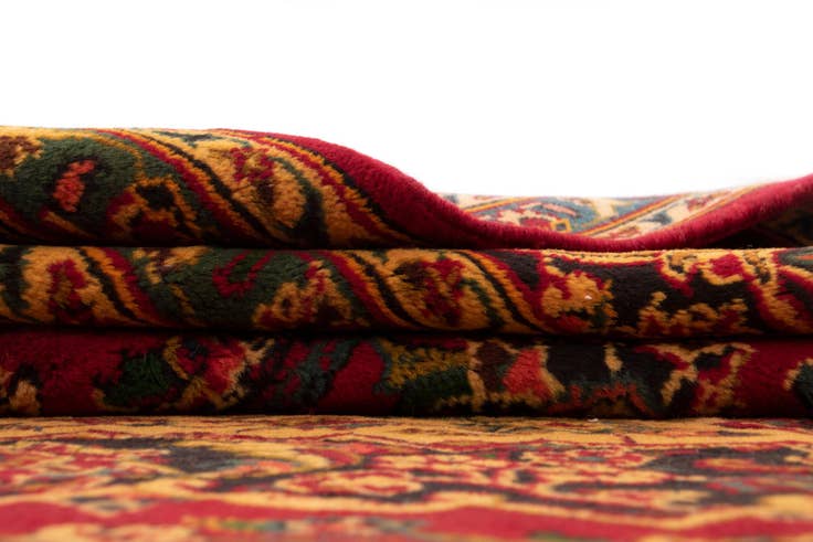 Detail image of 7' 10 x 11' 8 Hand Knotted Kashan Persian Wool Rug