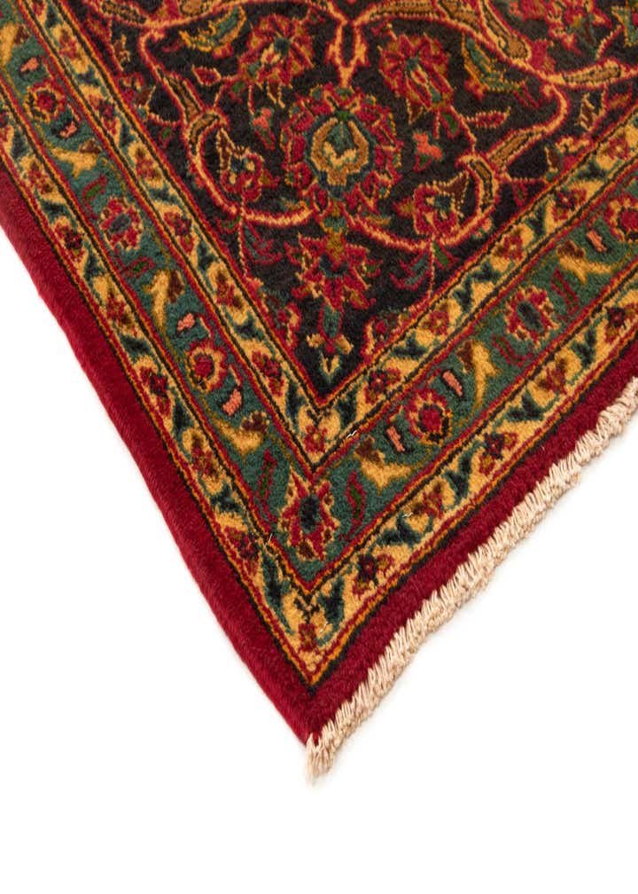 7' 10 x 11' 8 Hand Knotted Kashan Persian Wool Rug