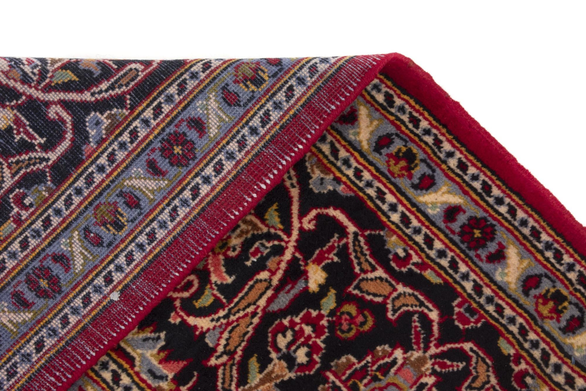 8' 9 x 13' Hand Knotted Kashan Persian Wool Rug