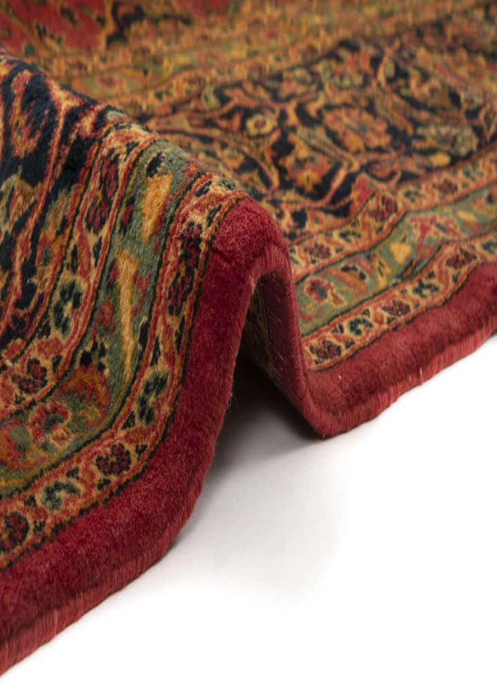 9' 7 x 12' 11 Hand Knotted Kashan Persian Wool Rug