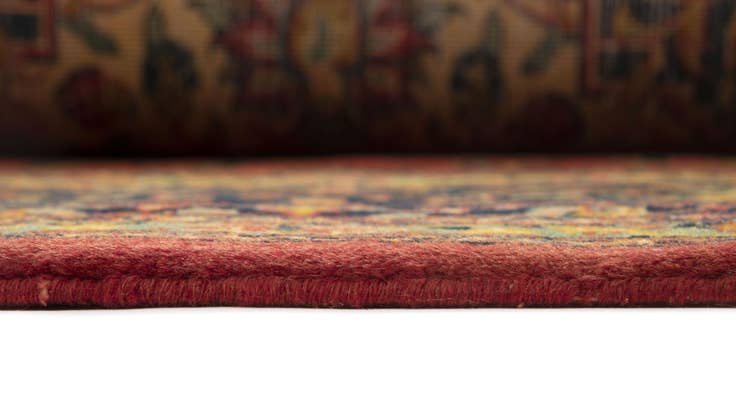 Detail image of 9' 7 x 12' 11 Hand Knotted Kashan Persian Wool Rug