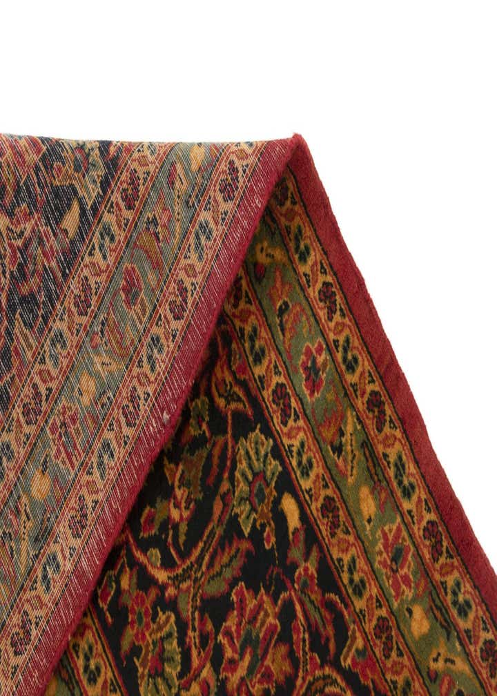 9' 7 x 12' 11 Hand Knotted Kashan Persian Wool Rug