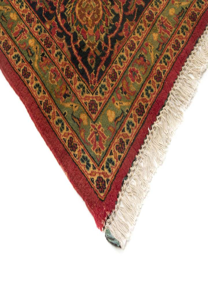 9' 7 x 12' 11 Hand Knotted Kashan Persian Wool Rug