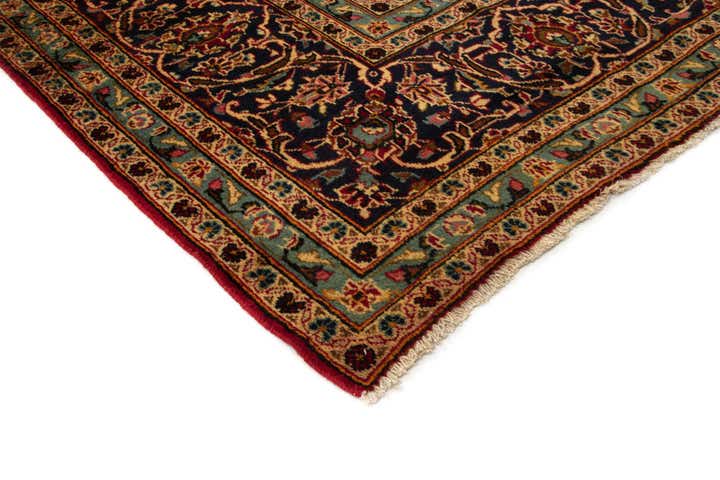9' 4 x 13' 5 Hand Knotted Kashan Persian Wool Rug