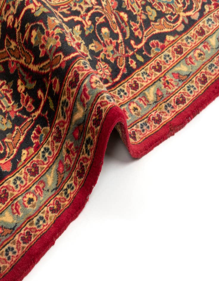 Detail image of 9' 7 x 12' 2  Hand Knotted Kashan Persian Wool Rug