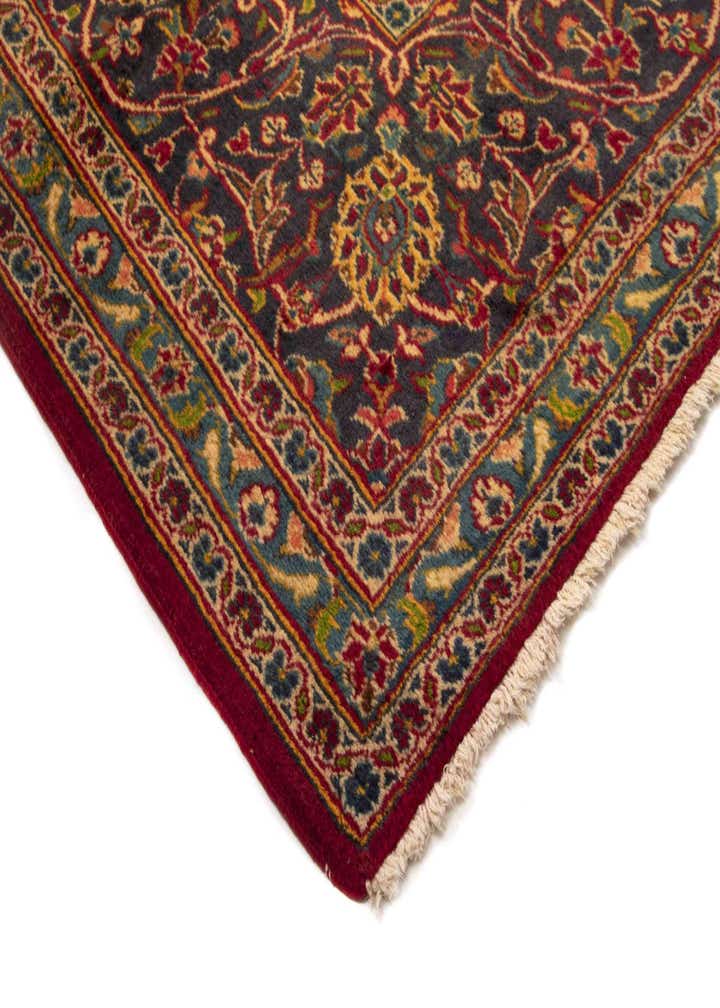 9' 11 x 13' 3 Hand Knotted Kashan Persian Rug
