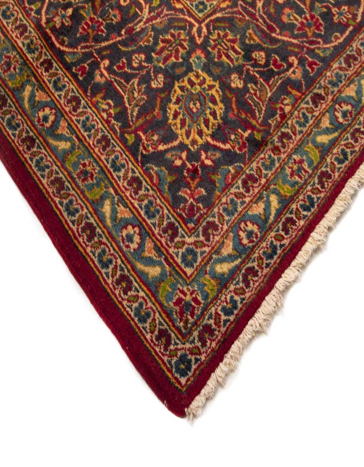 Detail image of 9' 11 x 13' 3 Hand Knotted Kashan Persian Rug