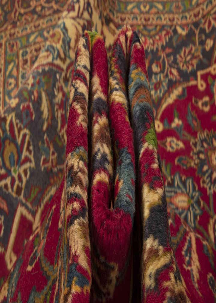 9' 11 x 13' 3 Hand Knotted Kashan Persian Rug