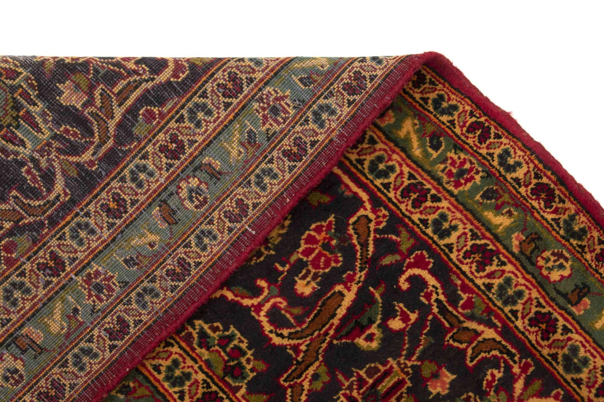 9' 7 x 13' 5 Hand Knotted Kashan Persian Wool Rug