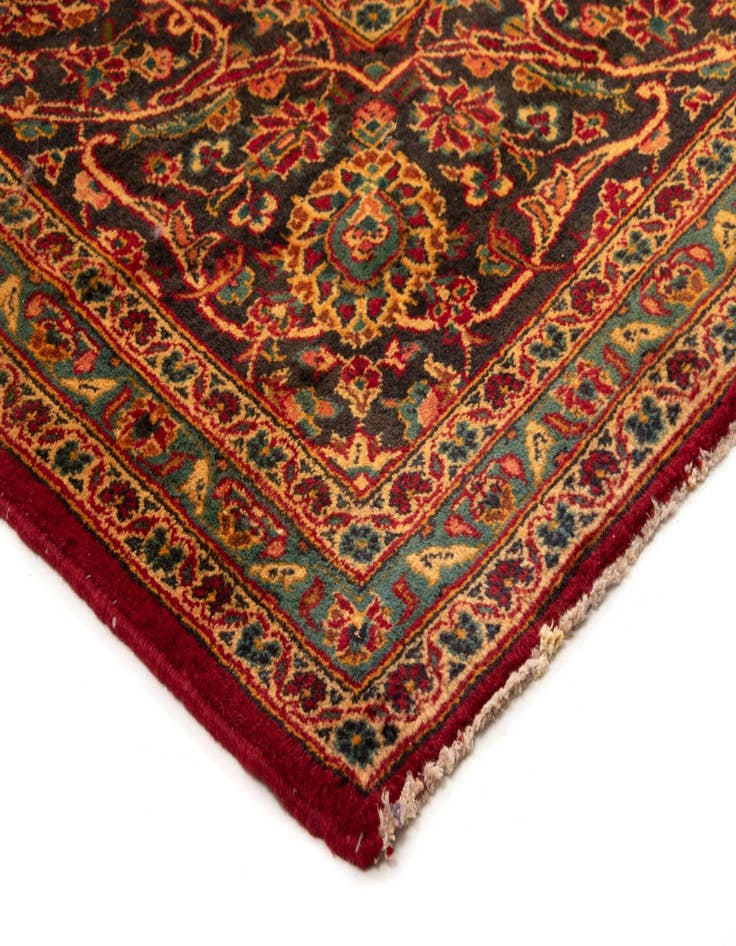 Detail image of 10' x 13' 1  Hand Knotted Kashan Persian Wool Rug