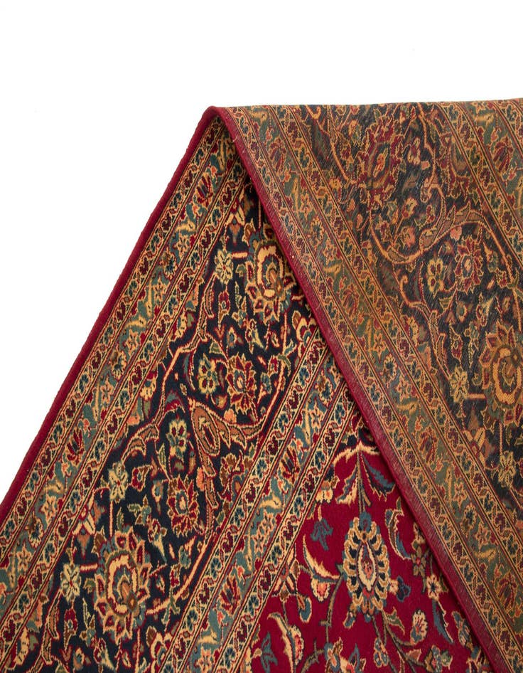 Detail image of 10' 6 x 14' Hand Knotted Kashan Persian Wool Rug