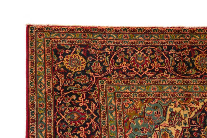 9' 5 x 12' 10 Hand Knotted Kashan Persian Rug