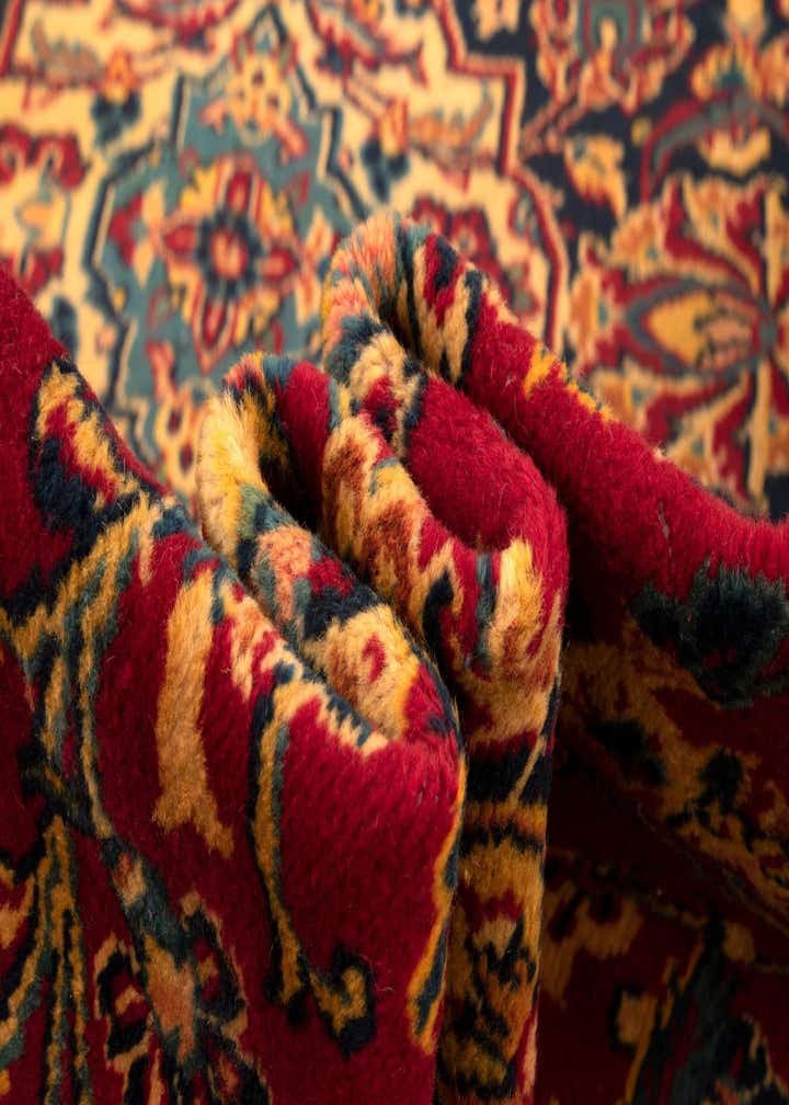9' 9 x 12' 10 Hand Knotted Kashan Persian Rug