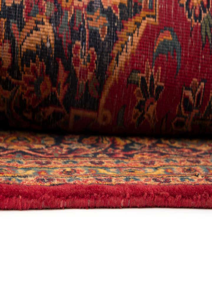 9' 9 x 12' 10 Hand Knotted Kashan Persian Rug