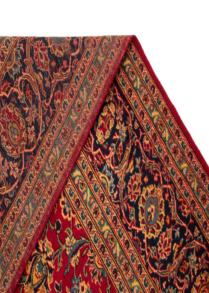 9' 9 x 12' 10 Hand Knotted Kashan Persian Rug