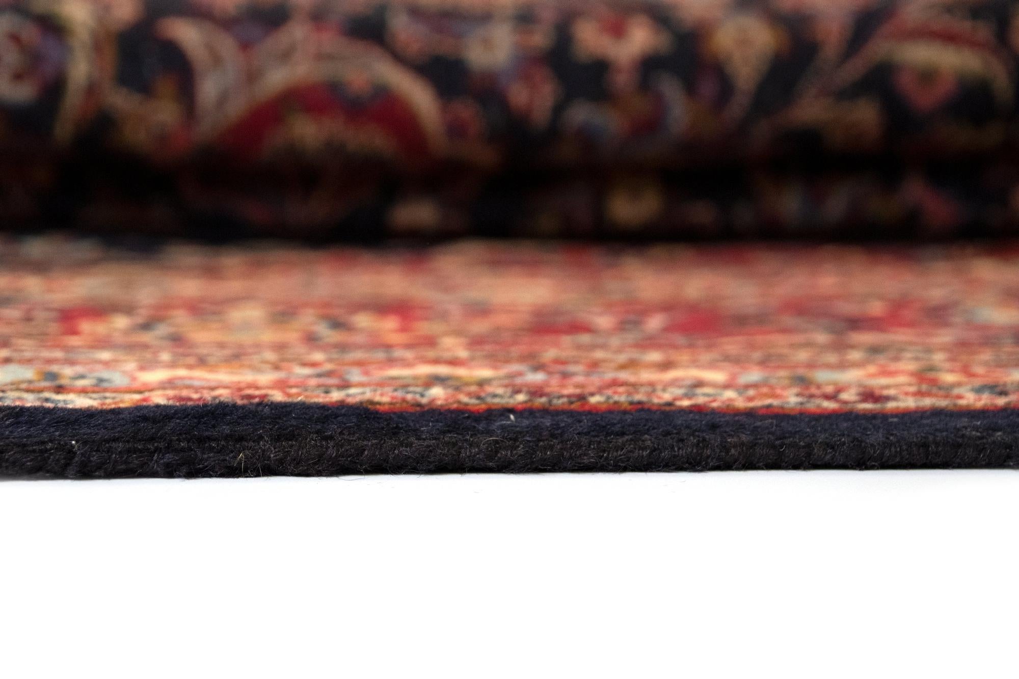 9' 7 x 13' 2 Hand Knotted Kashan Persian Rug
