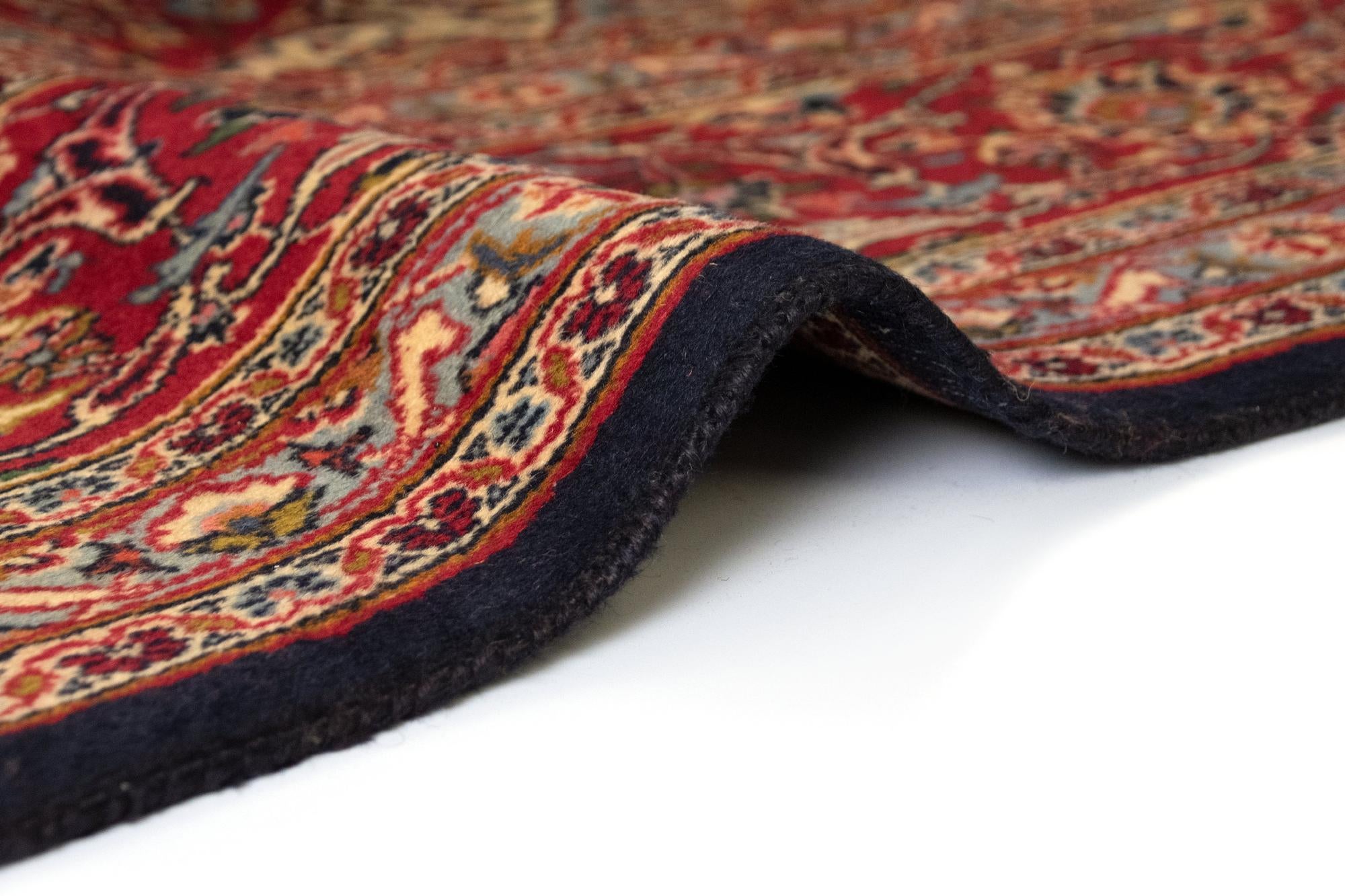 9' 7 x 13' 2 Hand Knotted Kashan Persian Rug