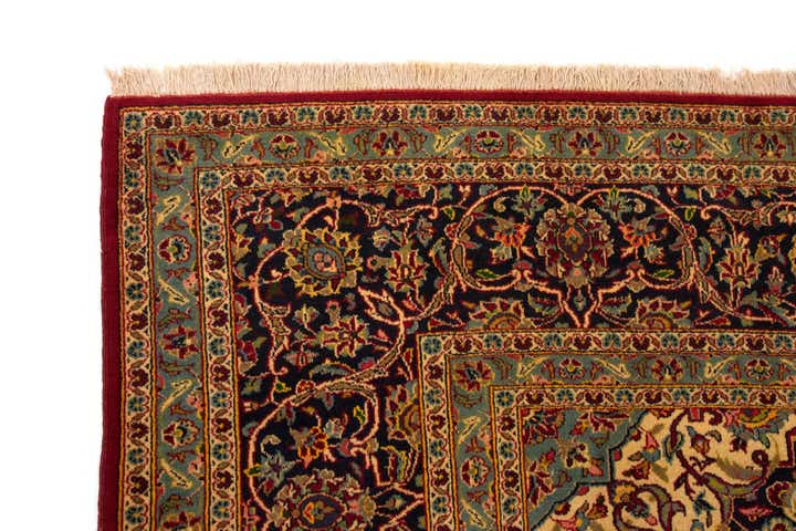 9' 11 x 12' 10 Hand Knotted Kashan Persian Wool Rug