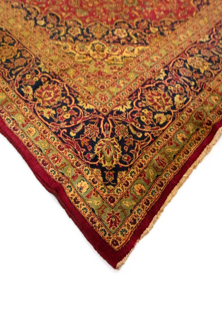 9' 5 x 14' 2 Hand Knotted Kashan Persian Wool Rug