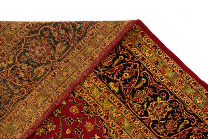 9' 5 x 14' 2 Hand Knotted Kashan Persian Wool Rug