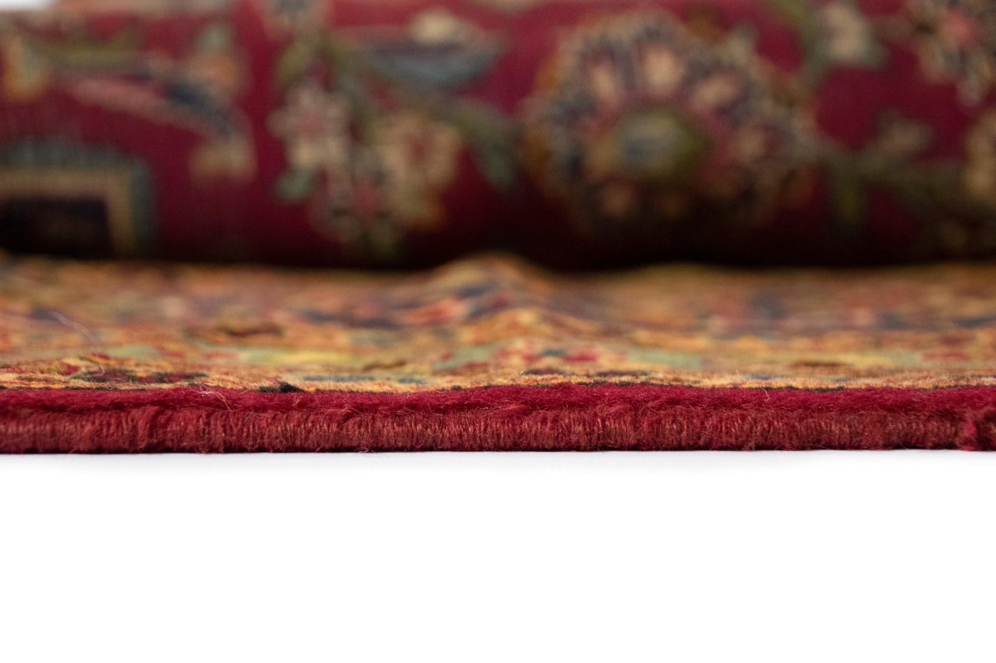 8' 4 x 12' 6 Hand Knotted Kashan Persian Wool Rug