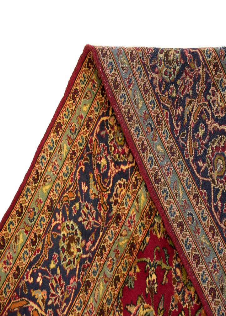 8' 4 x 12' 6 Hand Knotted Kashan Persian Wool Rug