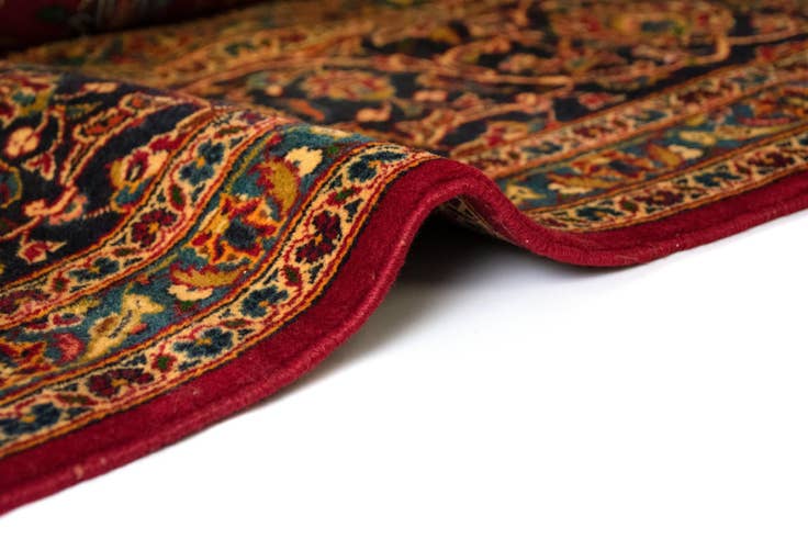 Detail image of 9' 9 x 13' 5 Hand Knotted Kashan Persian Rug