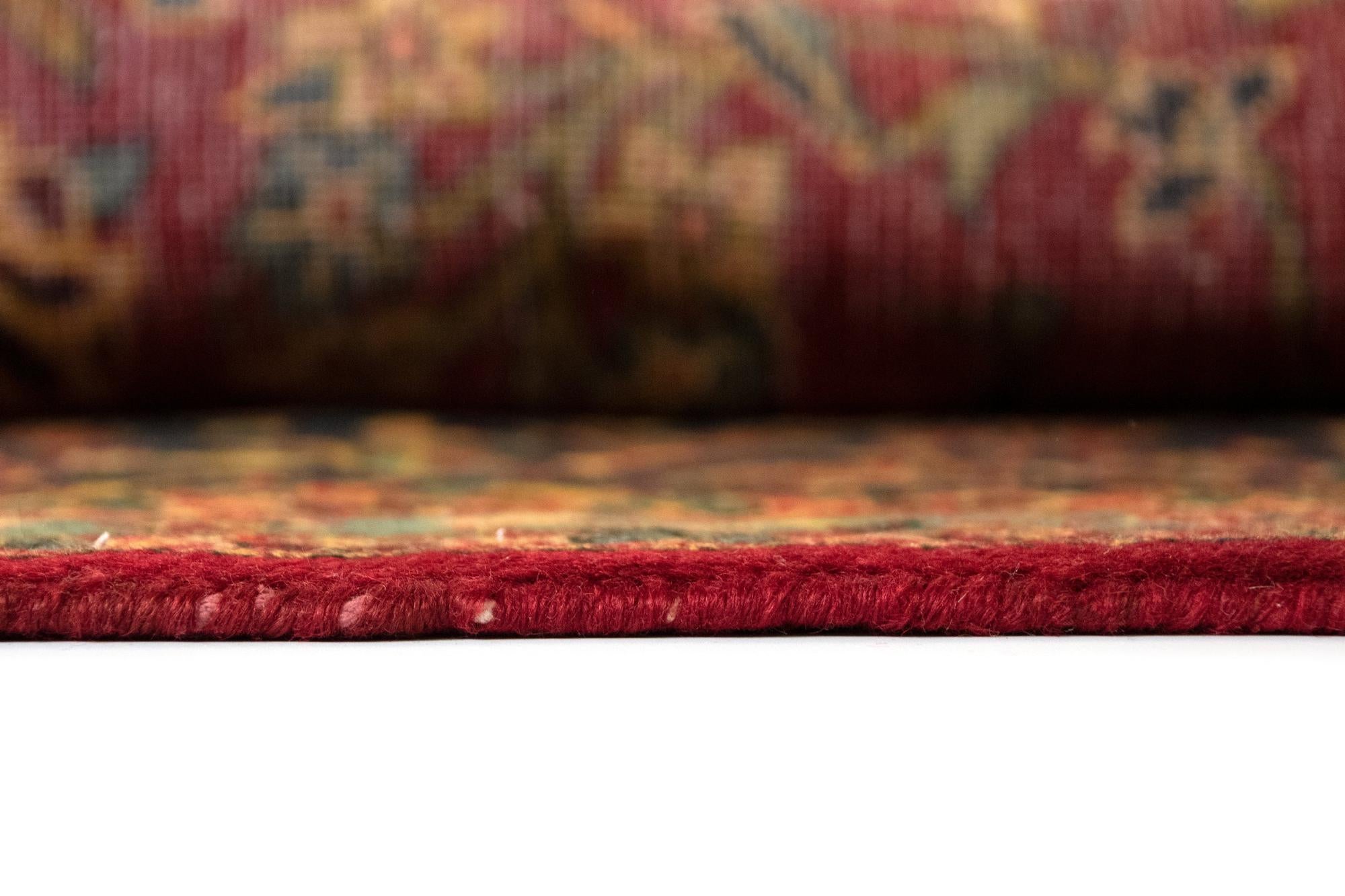 9' 5 x 12' 11 Hand Knotted Kashan Persian Rug