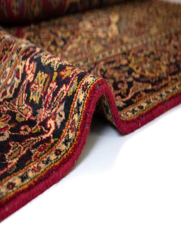 Detail image of 6' x 9' 7  Hand Knotted Kashan Persian Wool Rug