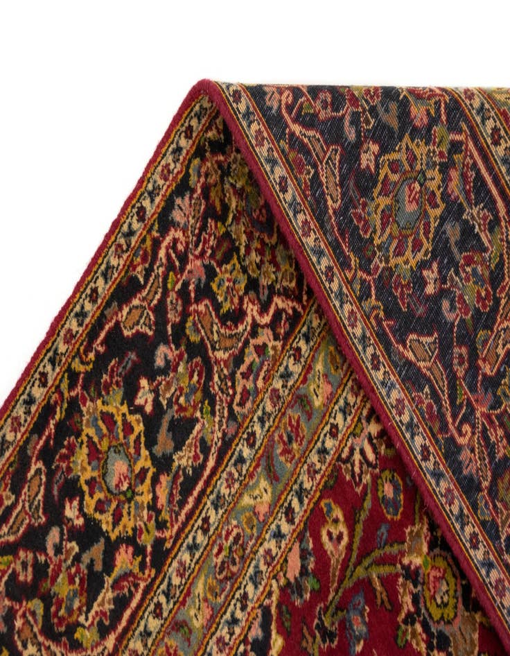 Detail image of 6' x 9' 7  Hand Knotted Kashan Persian Wool Rug