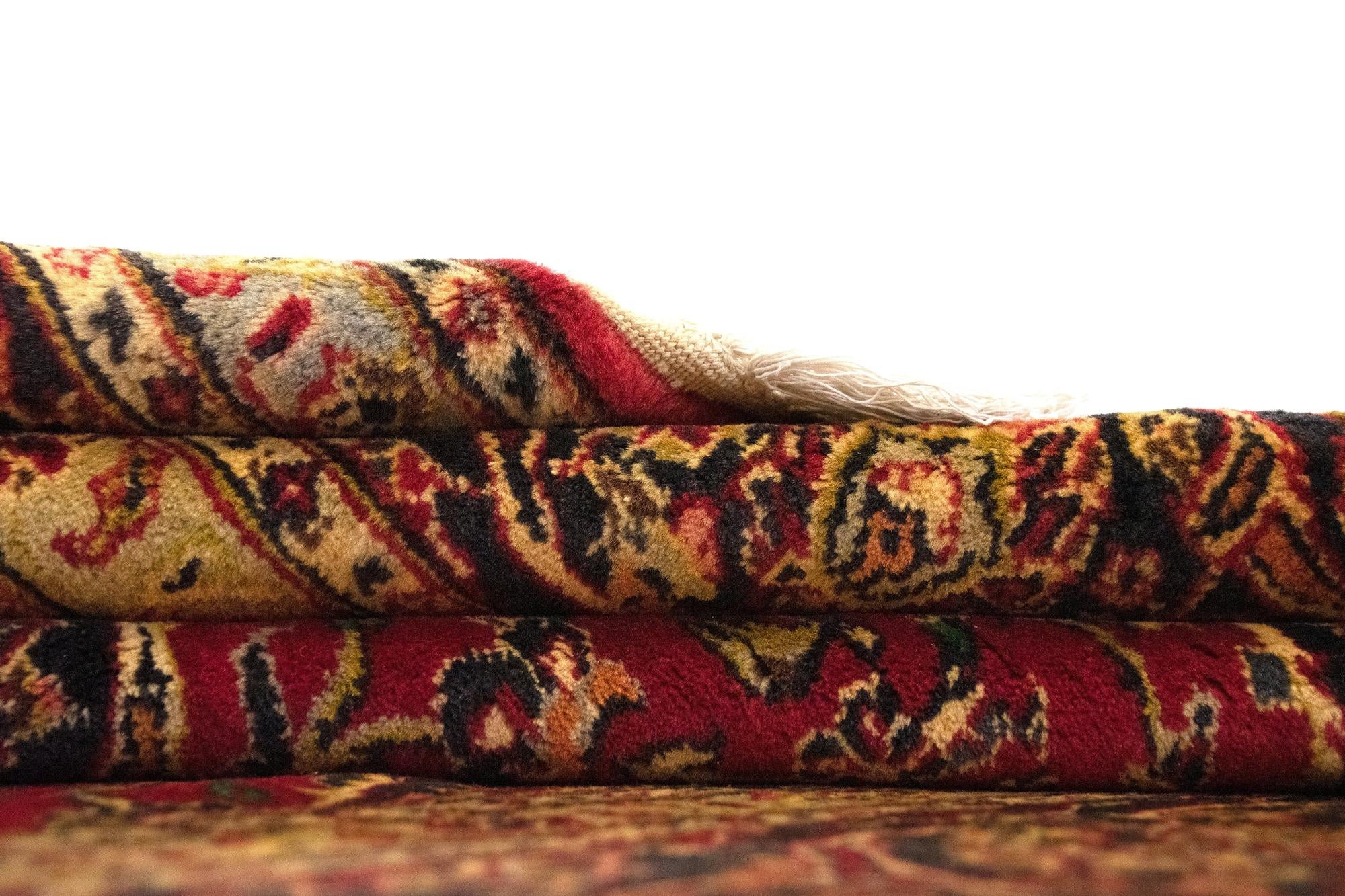 6' 8 x 9' 10 Hand Knotted Kashan Persian Wool Rug