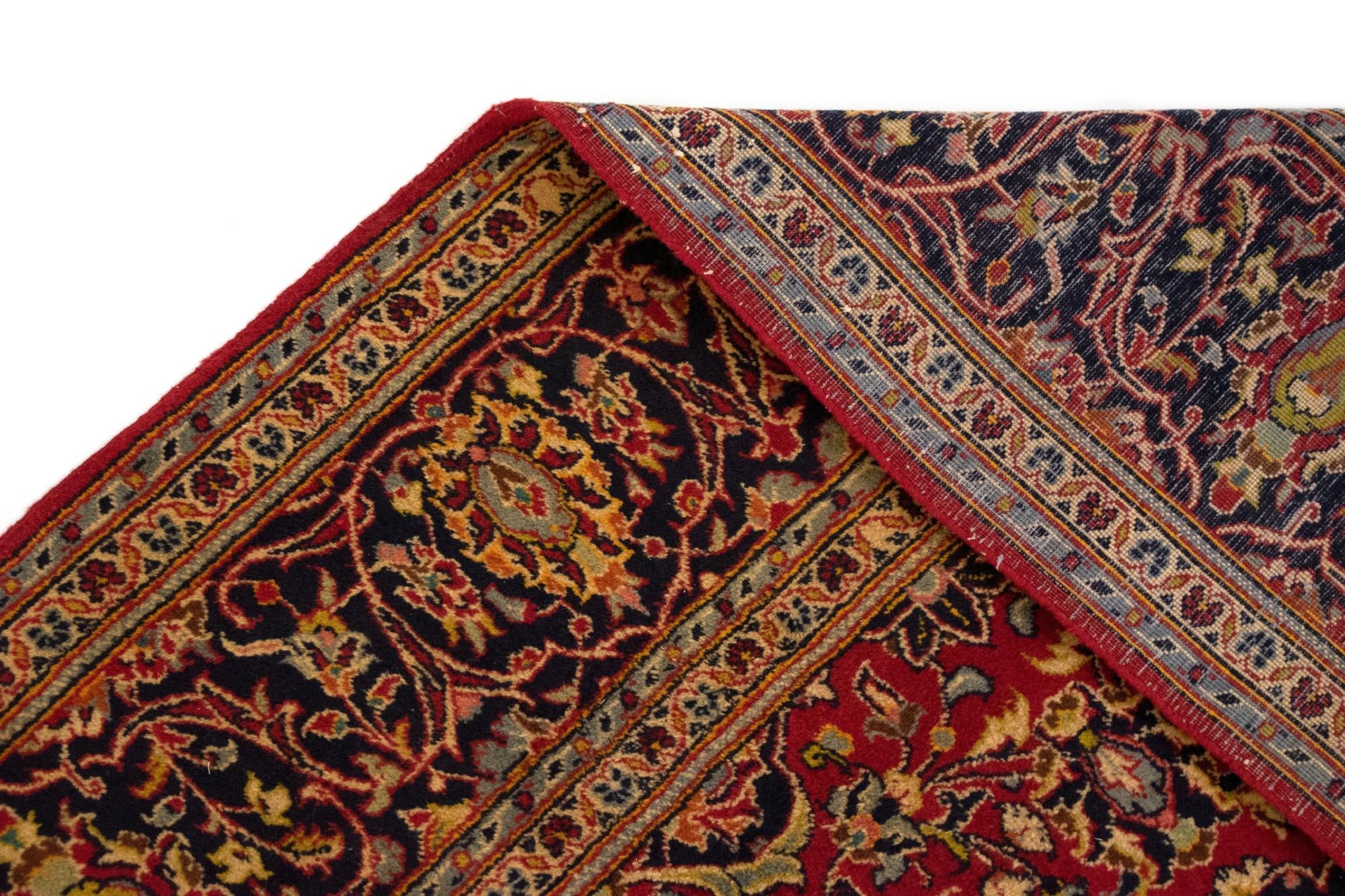 6' 6 x 9' 11 Kashan Wool Rug