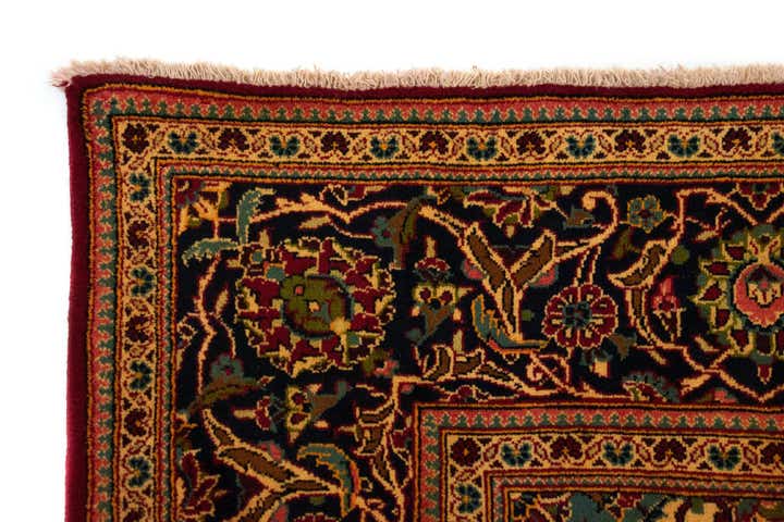 7' 10 x 12' Hand Knotted Kashan Persian Wool Rug