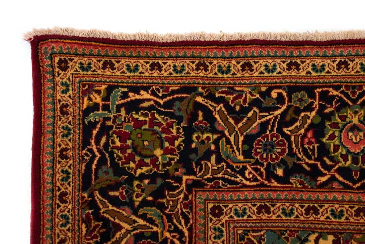 Detail image of 7' 10 x 12' Hand Knotted Kashan Persian Wool Rug