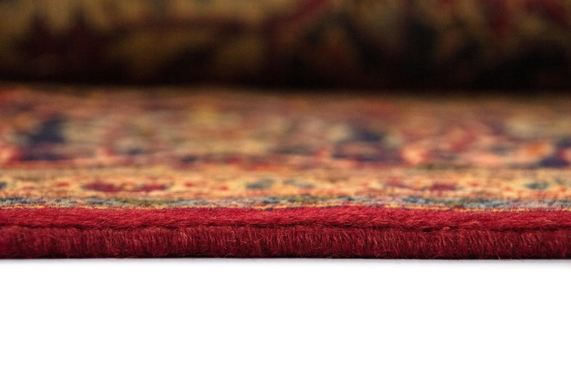 8' 3 x 11' 4 Hand Knotted Kashan Persian Rug