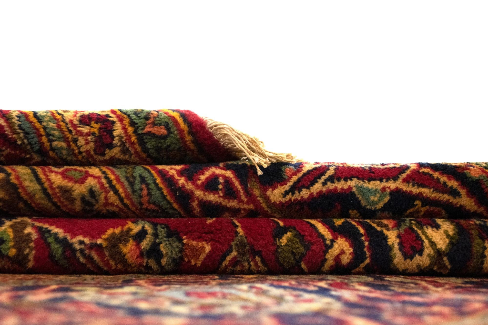 8' 3 x 11' 4 Hand Knotted Kashan Persian Rug
